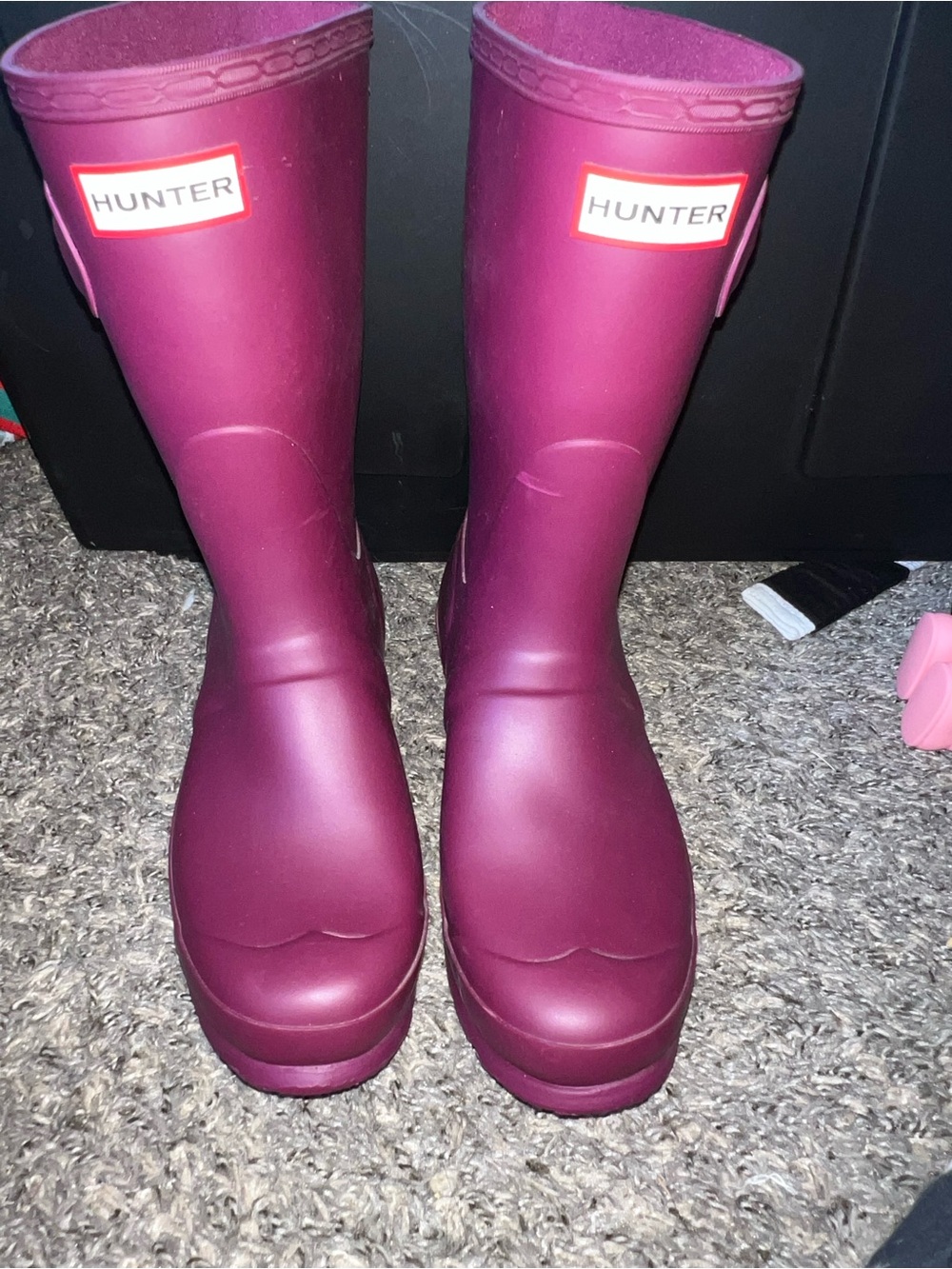 Hunter boots woman size 8